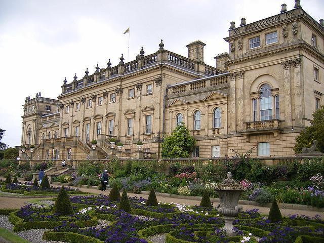 Harewood House from gardens